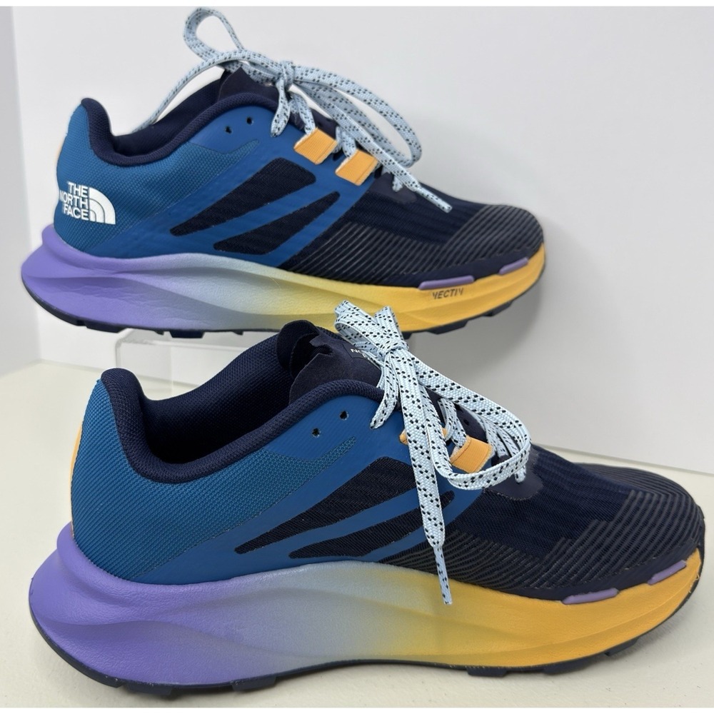 The‎ North Face VECTIV Eminus Trail Running Shoes Women 7.5 Blue Hiking